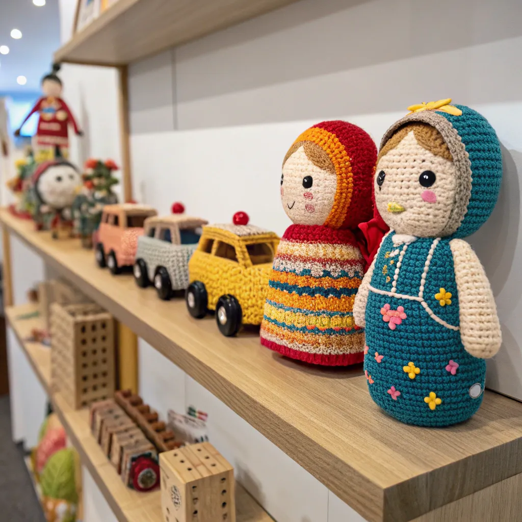 Handcrafted Toys Display
