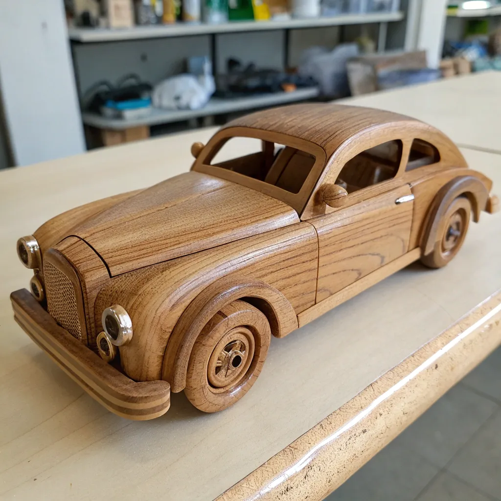 Handcrafted Wooden Toy Car